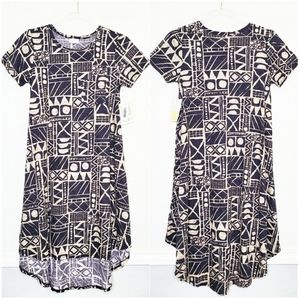NWT LULAROE | Carly Tribal Long T-Shirt Dress XXS